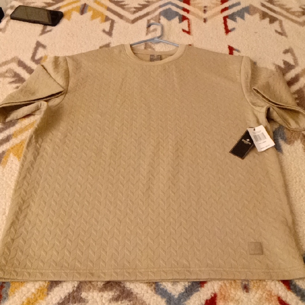 Men's Beige Short Sleeve Tee